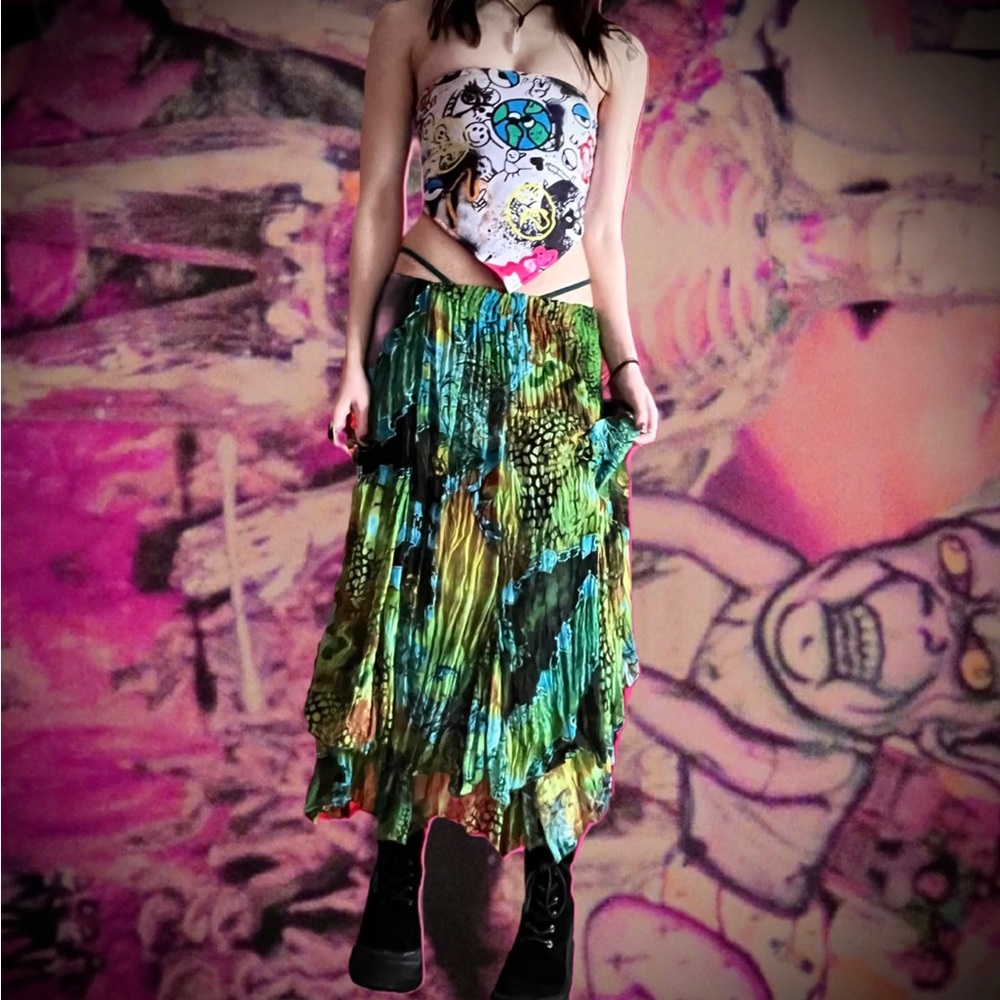 Sea Witch Goddess Asymmetrical Skirt